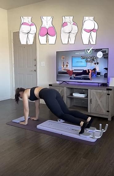 third edition solution: Многофункциональный домашний тренажёр-платформа фиолетового цвета с — 6