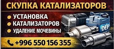 Катализаторлорду сатып алуу: Услуги по работе с выхлопными системами автомобилей: - Скупка — 1