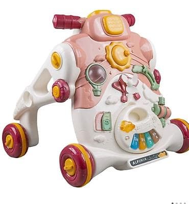 ходунки толокар: Развивающий толокар‑ходунки 2‑в‑1 ALPINIA Fun Trolley - Трансформер — 1