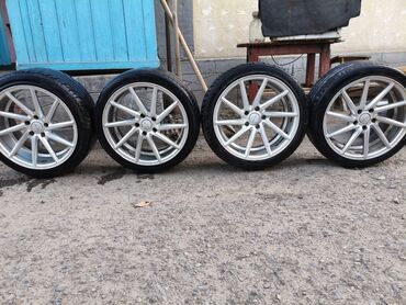 Литые Диски R 18 AMG, Комплект, отверстий - 5, Б/у