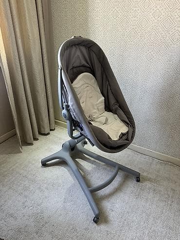 кресла качели: Детский шезлонг-качалка на высокой стойке - Комфортное глубокое — 1