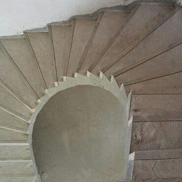 открытый бассейн: Лестница пкич куямиз бетондан — 6