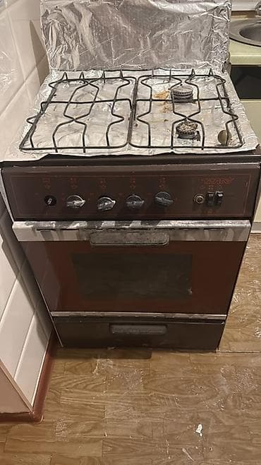 Газовая плита с духовкой TZIAM (настольно-напольная, стандартная