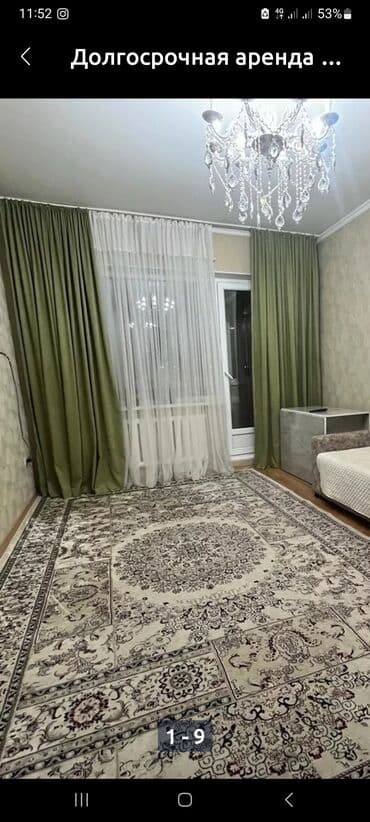 квартиры в бишкеке на долгий срок: 2 комнаты, Собственник, Без подселения, С мебелью полностью — 2