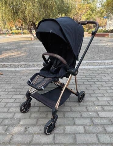 cybex коляска: Балдар арабасы, түсү - Кара — 1