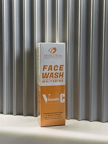 Гель-пенка для умывания лица DOSLUNAS Face Wash Whitening с витамином