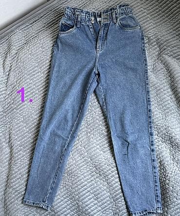 second hand: 1. Джинсы по 500с. 2. Рубашка и брюки по 700с. 3. Бежевый костюм — 5