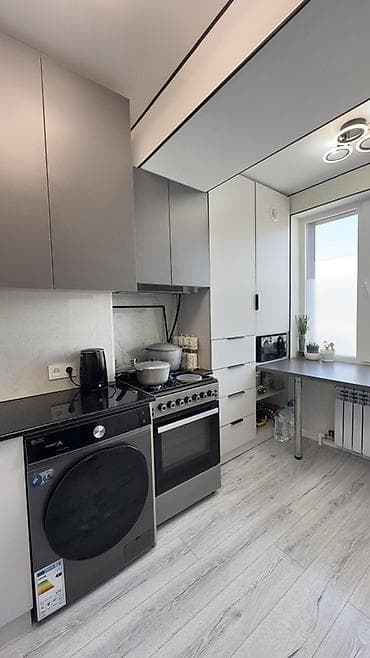 мебел бу: Кухонный гарнитур, цвет - Серый — 3