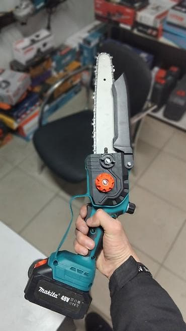 пила на батарейке: Мини-пила Новый, Аккумуляторные, Makita, Цепная, Бесплатная доставка — 3