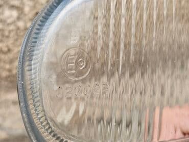 ваза стеклянная прозрачная высокая без узора: Правая противотуманная фара Renault 1997 г., Б/у, Оригинал, Германия — 5