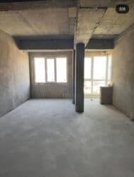 1 ком ка: 1 бөлмө, 53 кв. м, Элитка, 3 кабат, ПСО (өзү оңдоп түзөтүп бүтүү үчүн) — 2