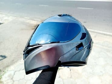 электромотоциклы бишкек: •❗Шикарный Шлем Серебро! С Зеркальным Визором и Встроенными тёмными — 7