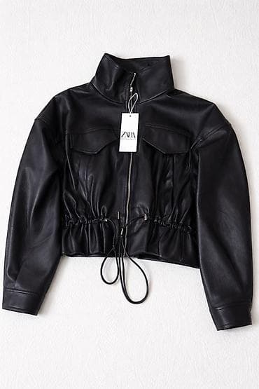 Женская одежда: Куртка ZARA, Made in Spain, женская, укороченная. цена: договорная — 1