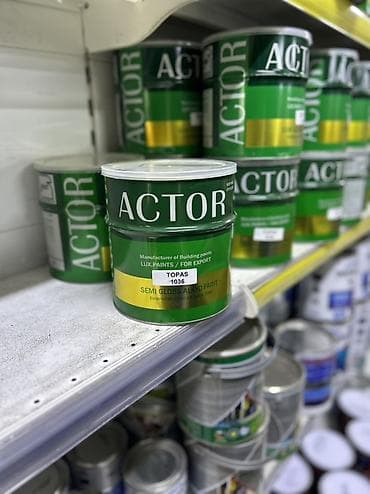 Полуглянцевая алкидная краска ACTOR (TOPAS 1036) Тип: Semi Gloss