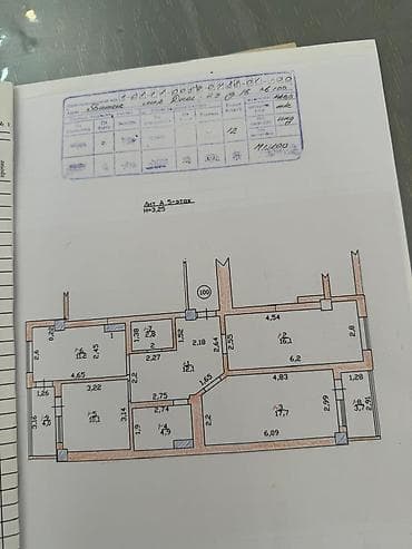3 бөлмө, 82 м², Жал мкр (а.и. Жогорку, Ортоңку, Төмөнкү) 5 кабат, Евро оңдоо — 3