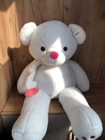 мишка на заказ: Плюшевые медведи больших размеров - Разные модели и цвета: серый — 3