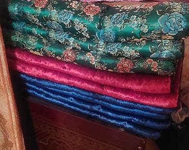 Ткани для шитья — набор отрезов - Типы: жаккард/атлас с цветочным