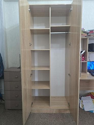 small table: Шифоньер, шкаф для одежды, Прямой, ЛДСП — 1
