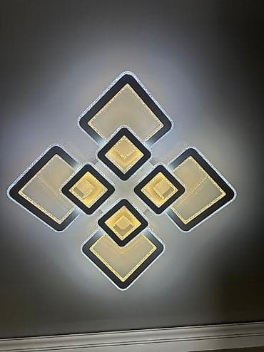 Кийимге кам көрүү жана сактоо: Продам две одинаковые лэд люстры. К ним же два пульта. Покупали обе — 1