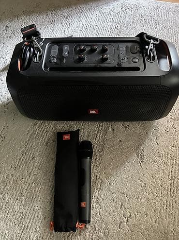 jack a2: Колонка JBL 100w мощность.
6 часов держит зарядку — 1