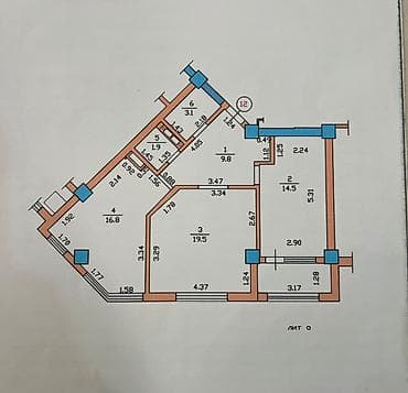 Квартиры: 2 комнаты, 69 м², Элитка, 4 этаж, Евроремонт — 9