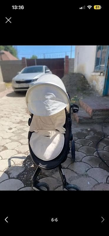 Коляски: Коляска, Другой бренд, цвет - Черный, Б/у, Самовывоз, Платная доставка — 4