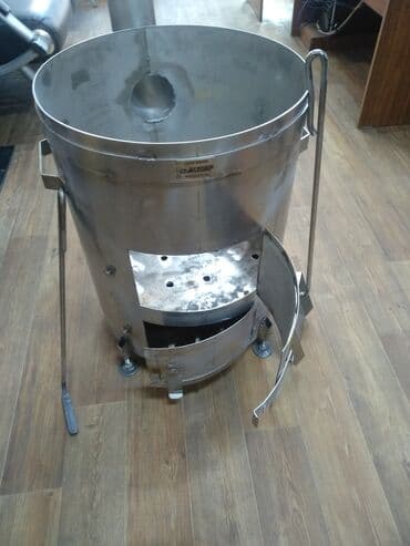 домашняя печка: Продается очаг под казан, из нержавеющей стали. Можно изготовить любой — 1