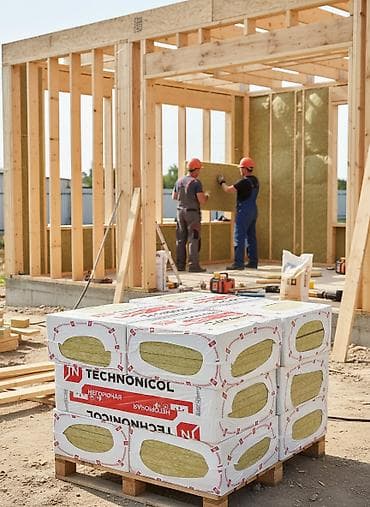 Утеплитель ТехноНИКОЛЬ из негорючей изоляции, подходящий для различных