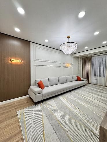 2 комнаты, 59 м², Асанбай мкр Элитка, 11 этаж, Дизайнерский ремонт — 1