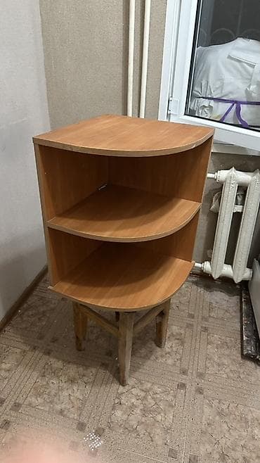 Мебель: Полка деревянная, б/у. Самовывоз — 3