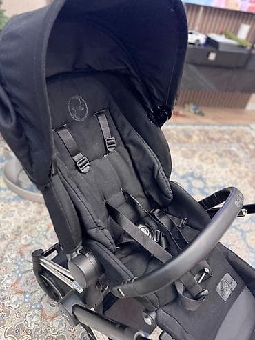 Коляскалар: Балдар арабасы, Cybex, түсү - Кара, Колдонулган, Өзү алып кетүү — 8