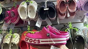 обувь женс: Сабо, 36, 36.5, 37, Crocs, Новый, цвет - Розовый, Платная доставка — 3