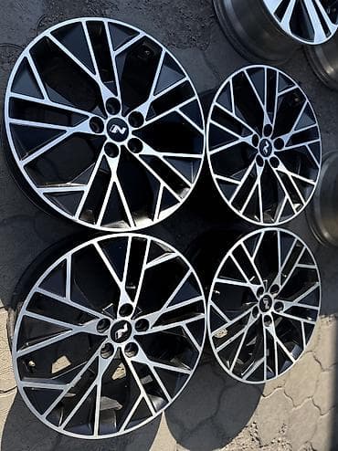 Литые Диски R 19 Hyundai, Комплект, отверстий - 5, Б/у — 4