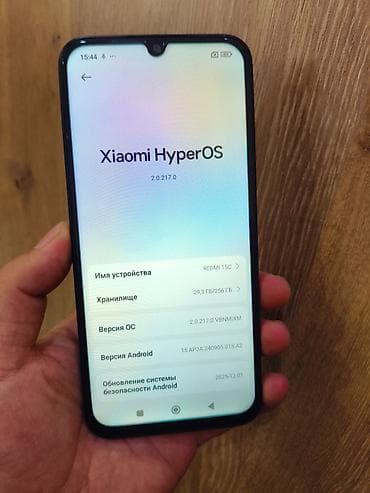 мини комп: Redmi, Redmi 15C, Б/у, 256 ГБ, цвет - Черный, 2 SIM — 2