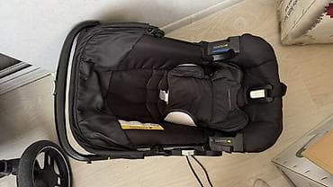 балдар коляскасы: Автокресло, цвет - Черный, Б/у — 2