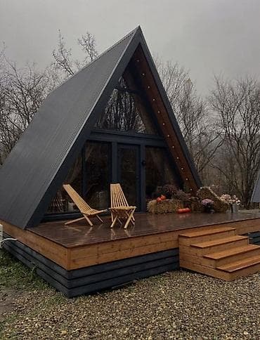 дом на дереве: Строим Модульные деревянные домики/глэмпинг-кабины Биз мындай үйлөрдү — 5