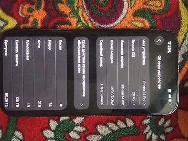 iphone 14 ош: IPhone 14 Pro, 128 ГБ, Графит, 91 % — 3