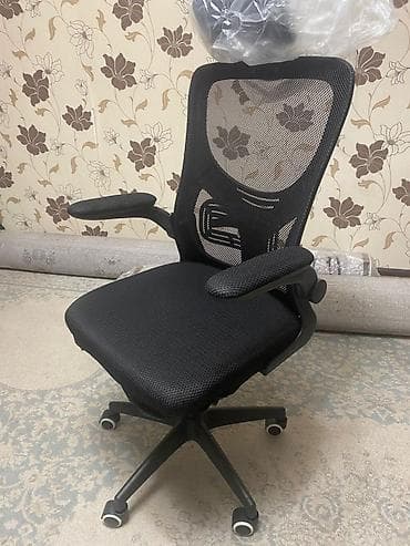 компьютерные кресло: Офисное кресло, С колесиками, цвет - Черный — 3