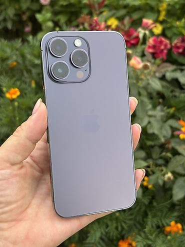 айфон 7 с: IPhone 14 Pro Max, Б/у, 1 ТБ, Deep Purple, Защитное стекло, Чехол, 95 % — 1