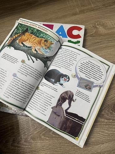 Книги и журналы: Детские книги, атлас животных 
Отдам две книги за 300 — 2