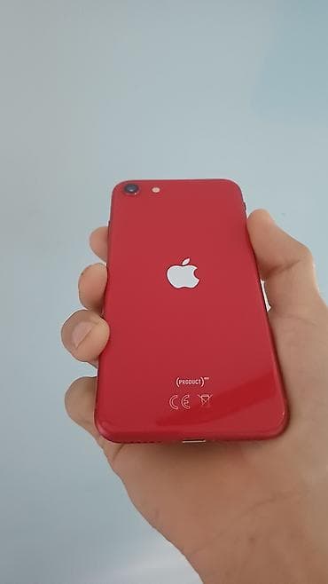 samsung galaxy 26: IPhone SE 2020, Б/у, 64 ГБ, Красный, Чехол, Коробка, 76 % — 2