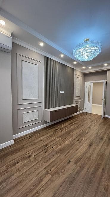 квартира баят рынок: 2 комнаты, 82 м², Асанбай мкр Элитка, 2 этаж, Дизайнерский ремонт — 9