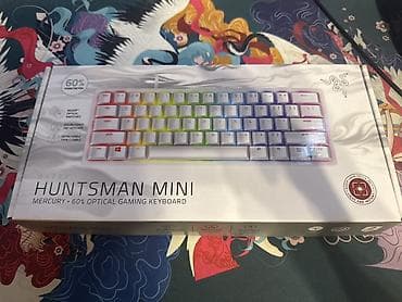 Аксессуары для ПК: Клавиатура, Razer, Механическая, Проводное подключение, Размер: 60% — 1