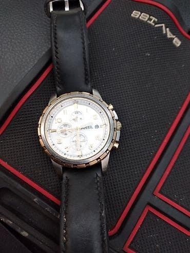 золотые часы мужские дешево: Классические часы часы, Fossil, Титан, США, Водонепроницаемые, Оригинал, Мужские, Б/у — 3