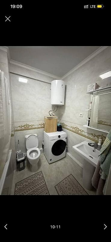 49: 1 комната, 49 м², Кок-Жар мкр 12 этаж, Косметический ремонт — 3