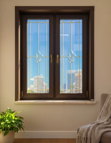 вакуумные пакет: Пластиковые окна на заказ, Витражные — 1