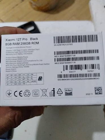 samsung a54: Xiaomi, 12T Pro, Б/у, 256 ГБ, цвет - Черный, 2 SIM — 7