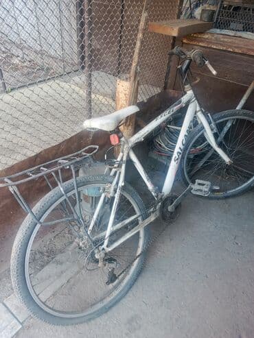 гигант бортовой 811: Горный велосипед, Galaxy, Рама S (145 - 165 см), Алюминий, Б/у — 2