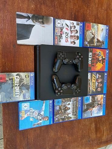 nintendo wii u: Playstation 4 slim,память:1тб 3 джойстик и 10шт диски. г.Ош. состояние — 3