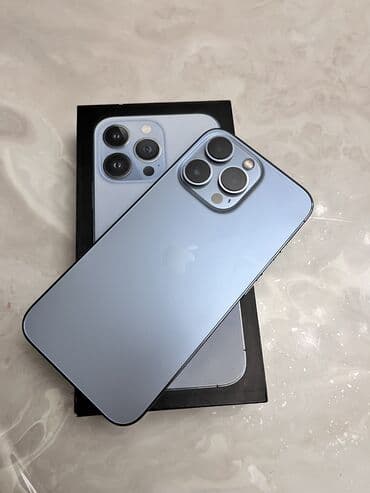 IPhone 13 Pro, Б/у, 1 ТБ, Sierra Blue, Коробка, 94 %